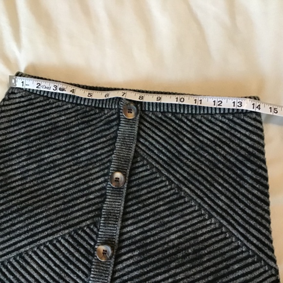 Urban Outfitters Charcoal Knit Skirt - Picture 5 of 9